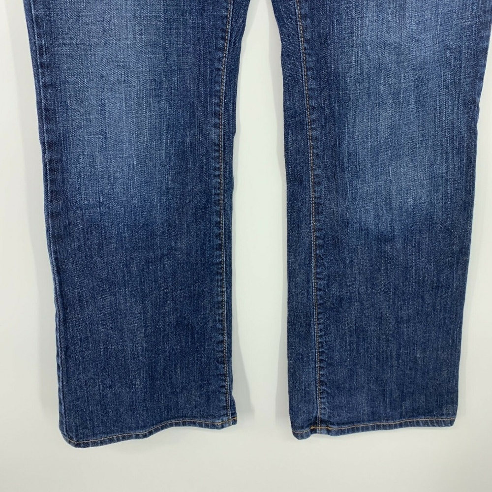 Eddie Bauer Curvy Dark Blue Bootcut Jeans - Picture 4 of 7